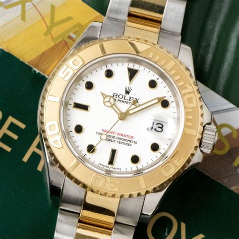 rolex yacht master oyster perpetual automatic gold steel 16623 horloge|rolex yacht master price.